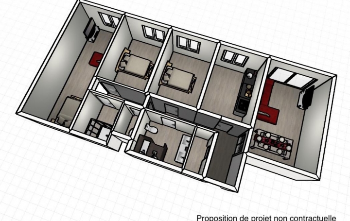 Annonces FABREGUES : Appartement | VANDOEUVRE-LES-NANCY (54500) | 89 m2 | 64 500 € 